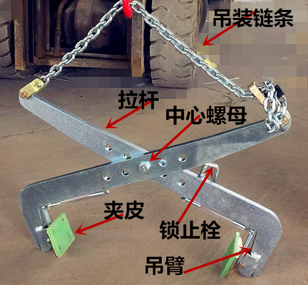 石材夾具結(jié)構(gòu)標(biāo)識簡圖